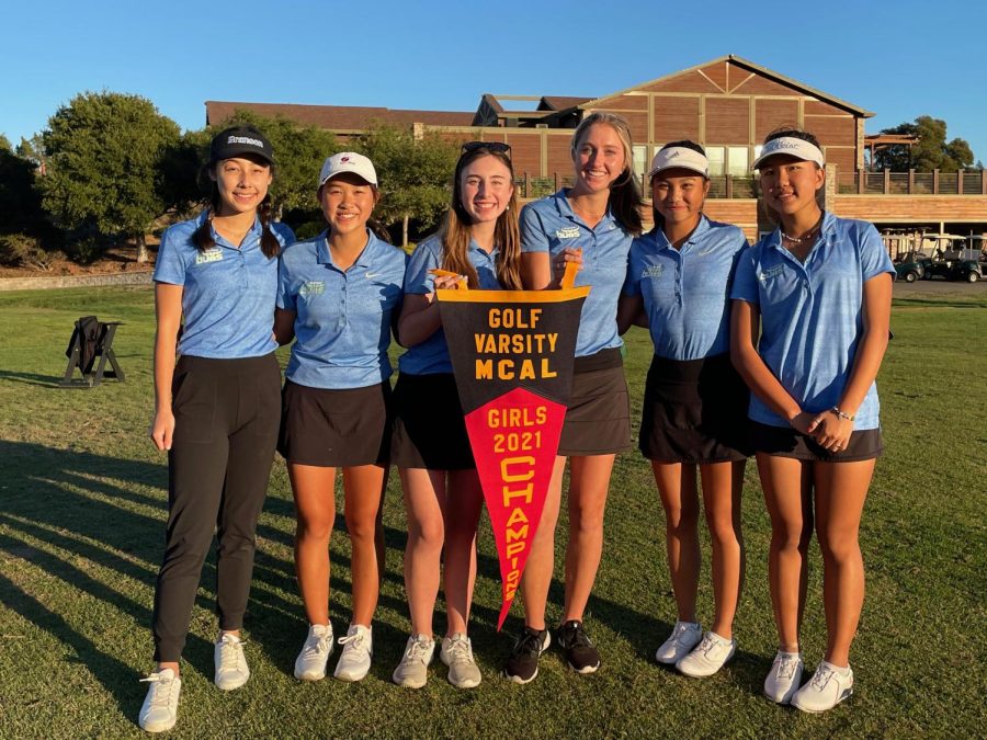 Girls+golf%E2%80%99s+MCAL+victory+this+fall+marked+only+one+of+the+team%E2%80%99s+many+achievements.+%28Courtesy+of+Diane+Keenley%29