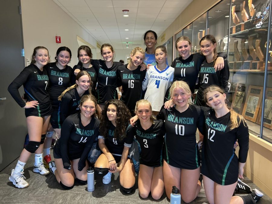 The girls JV volleyball team says it has room to grow after its season opener. (Courtesy Rachel Lehman)