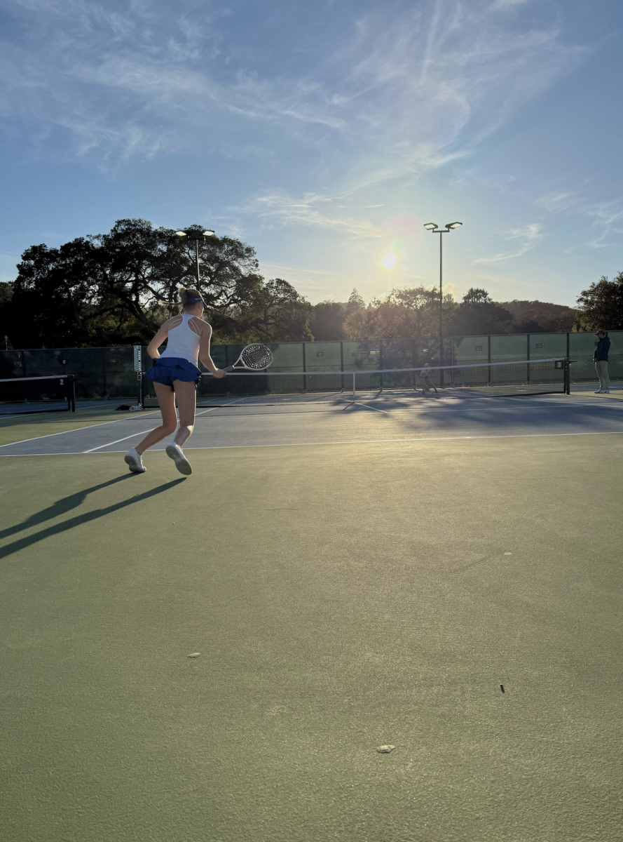 Mirabel Arlander '25 on the court. 