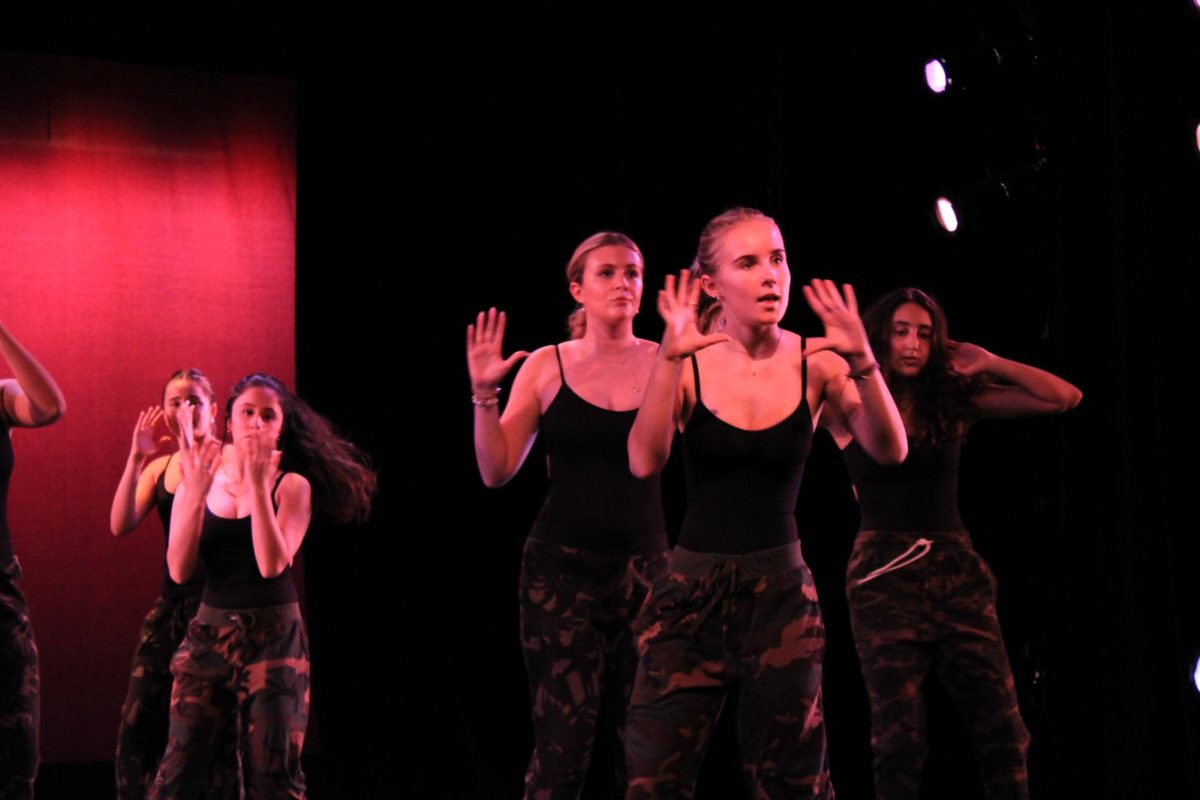 Dance students rehearse in the week before the annual dance concert, "Heart & Soul."