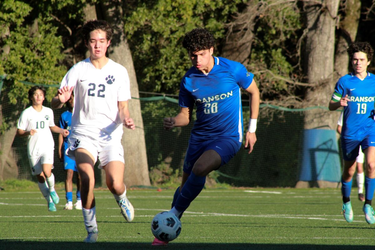 Rodrigo Diaz '25. Diaz scored one of Branson's three goals against MC on Monday.