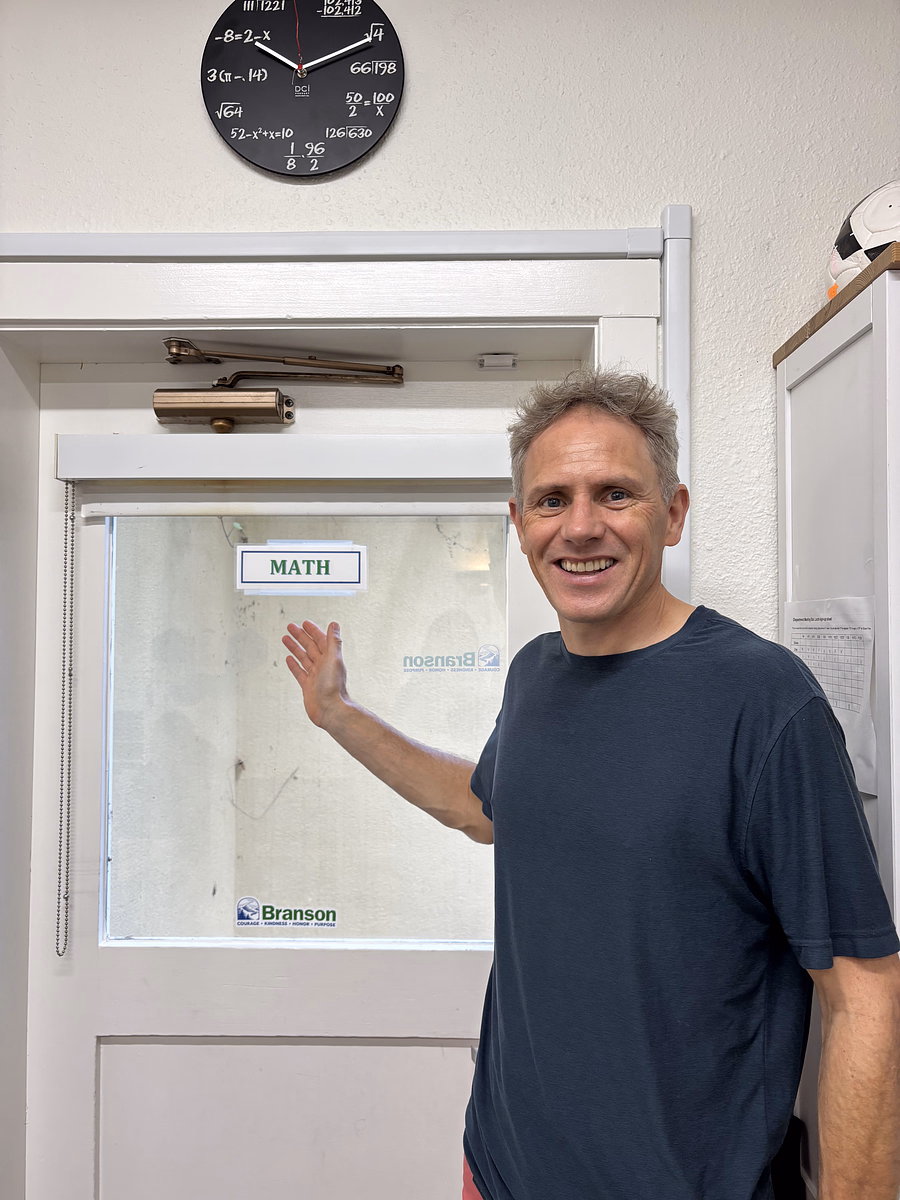 Tony Pound is the new Math and
Computer Science Department
Chair.