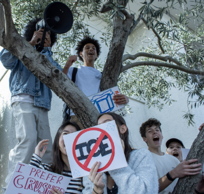 "The experience gave me hope and confidence seeing how many high school students took action to make our voice heard," Cade Bouligny '28 said.